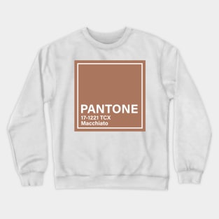 pantone 17-1221 TCX Macchiato Crewneck Sweatshirt